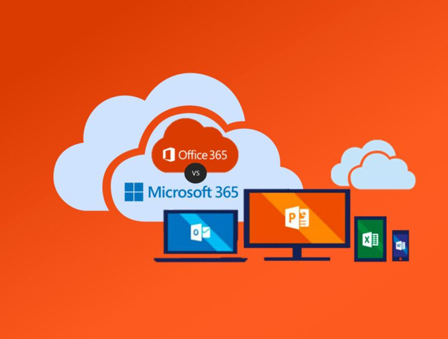 Qual é a diferença do Microsoft 365 e Office 365?